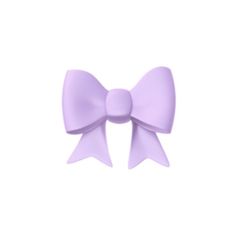 two large purple bows on a white background