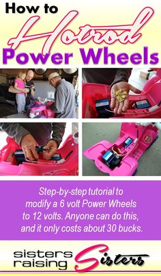 the instructions for how to use power wheels