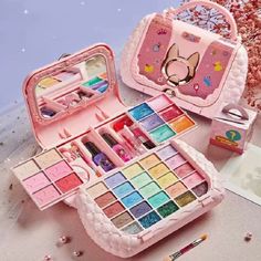 Kids Makeup Kit For Girl Real Washable Non-Toxic Girls Makeup Kit For Kids With Cute Princess Baby Makeup, Kids Pretend Play Toys, Mermaid Toys, Princess Toys