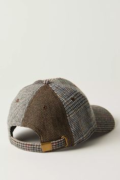 Letterman Plaid Cap | Free People Casual Wool Baseball Cap For Fall, Winter Six-panel Cotton Baseball Cap, Winter Cotton Six-panel Baseball Cap, Classic Six-panel Baseball Cap For Fall, Wool Baseball Cap For Fall, Classic Adjustable Baseball Cap For Fall, Retro Wool Six-panel Baseball Cap, Retro Wool Baseball Cap, Retro One Size Fits Most Six-panel Baseball Cap