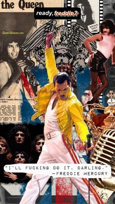 #freddiemercury #queen #readyfreddie #bohemianrhapsody 80s Aesthetic Wallpaper, David Bowie Music, Marauders Aesthetic, Queen Humor, Brighton Rock, Queens Wallpaper, Rock Queen, Queen Aesthetic, 80s Bands