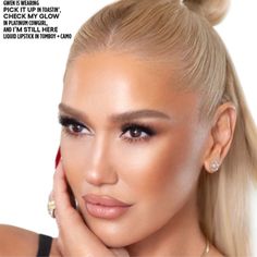 Questions? Leave A Comment Below! Gxve Beauty, Gwen Stefani Makeup, Talc Free Powder, Powder Bronzer, Cream Contour, Gwen Stefani, Matte Liquid Lipstick, Hair And Makeup, Beautiful Makeup