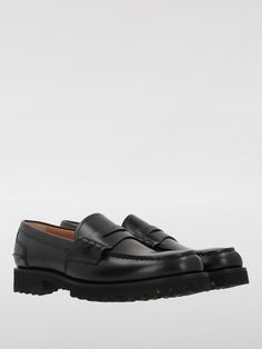 Loafers CHURCH'S Woman color Black Church's Shoes, Women Church, Black Church, Loafer Shoes Women, Black Loafers, Italian Fashion Designers, Loafers For Women, Italian Fashion, Woman Colour