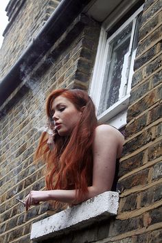 The Window, Pink Hair, Redheads, Red Hair, Pin Up, Hair Color, Vogue, Long Hair Styles