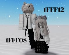 an image of two people dressed up in clothes and hats with the caption iffo8