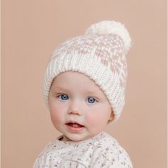 Keep your littles' heads warm in the winter with this beanie with snowflakes and a cute yarn pom. | The Blueberry Hill | Snowfall Hat, (Blush Pink, Size 6-14Y)  |  Maisonette collects the best children’s products from around the world (unlike Zulily, Etsy, The Tot, Farfetch Kids, Childrensalon, Crate and Kids, Kohls, Wayfair, Buy Buy Baby, Nordstroms, Mini Boden, J.Crew Factory, or PotteryBarn Kids), creating a curated shopping experience for you. Think of us as your shortcut to fashion for litt Lion Hat, Urban Kids, Plaid Hats, Hand Knit Hat, Thick Yarn, Snowflake Pattern, Buy Buy Baby, Pom Pom Hat, Baby Boutique