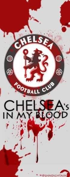 chelsea's in my blood logo on the cover of their book, chelsea football club