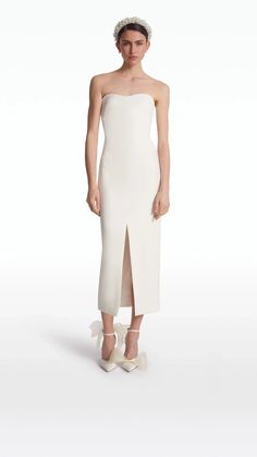 Not Ready, Color Ivory, Rush, Cocktail Dress, Split, Color