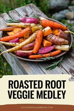 Bring vibrant colors and nutrient-rich flavors to your holiday table with this roasted root vegetable medley. Perfectly roasted carrots, parsnips, turnips, and sweet potatoes make for a healthy, eye-catching side dish. Roasted Carrots Parsnips, Beet And Goat Cheese, Goat Cheese Tart, Holiday Dishes, Vegetable Medley, Roasted Root Vegetables, Root Vegetable, Turnips, Winter Salad