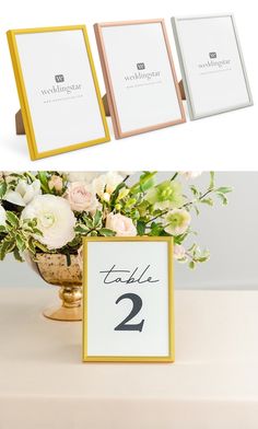 the table numbers are displayed in three different colors