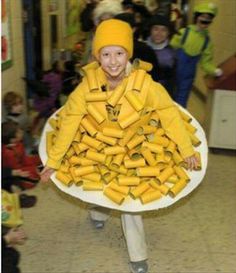 a person in a costume made out of bananas