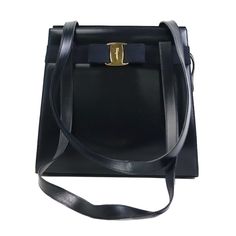 Used Salvatore Ferragamo Shoulder Bag Vara Ribbon Leather Black Gold Women's E59174j (Sku: Gzl14gdp) === General === Brand : Salvatore Ferragamo === Design === Type : Shoulder Bag Material : Leather Color : Black Hardware Color : Gold Gender : Women === Size === Size (Hxwxd) : 25cm X 27.5cm X 9.5cm / 9.84'' X 10.82'' X 3.74'' === Included Items === Accessories : None Accessories Notice : Before Purchasing, Please Refer To The Images Of The Accessories Included With The Item. === Condition === Co Salvatore Ferragamo Bags, Black Hardware, Salvatore Ferragamo, Luxury Branding, Leather Women, Bags Handbags, Shoe Accessories, Bag Lady, Ribbon