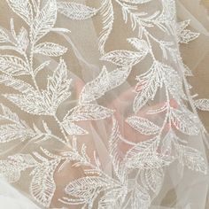 Super exquisite 3D Beaded Alencon Lace Applique Pair in Ivory for Wedding , Veils, Bridal Hair Accessories each piece is about 25 x 40cm Haute couture bridal wedding gown fabric, ideal for wedding dress,bridal gown, haute couture fabric, runway fabric, vintage style costumes . Back to shop DIRECTORY https://www.etsy.com/shop/Retrolace?ref=si_shop Elegant Wedding Tulle Fabric With 3d Embroidery, White Beaded Tulle Fabric For Wedding, White Embellished Tulle Fabric For Wedding, Trim Embroidery, Couture Beading, Fabric Wholesale, Veils Bridal, Haute Couture Fabric, Embroidered Wedding Dress