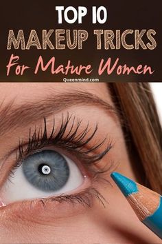 Makeup For Small Eyes, Makeup Over 50, Makeup Tips For Older Women, Oil Makeup Remover, Makeup For Older Women, Eye Makeup Techniques, Face Makeup Tips, Makeup Mistakes