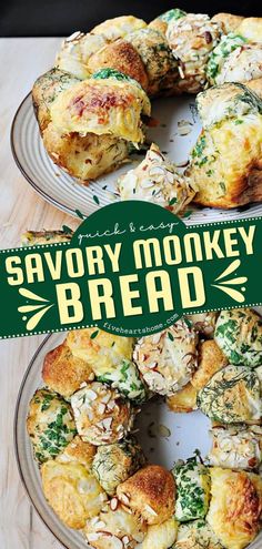 Savory Monkey Bread, bread recipes, easy side dishes, dinner ideas Appetizers With Canned Biscuits, Monkey Bread With Canned Biscuits Savory, Bread For Potluck, Savory Monkey Bread Pioneer Woman, Savory Quick Breads Easy, Savory Monkey Bread Recipe, Monkey Garlic Bread, Party Bread Appetizers, Money Bread With Biscuits