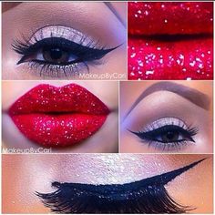 Holiday Makeup Tutorials: How to Create Stunning Looks Without Changing Your Makeup Routine Maquillage Kylie Jenner, Holiday Makeup Tutorial, Drag Make-up, Different Makeup Looks, Red Lip Makeup, Holiday Makeup, Christmas Makeup, Eye Make