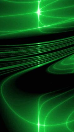 an abstract green background with lines and circles