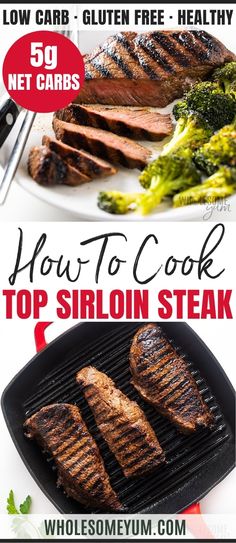 How To Cook Top Sirloin Steak In The Oven Boneless Top Sirloin Steak Recipes, Boneless Sirloin Steak Recipes, Boneless Steak Recipes, Sirloin Steak In The Oven, Sirloin Steak Recipes Oven, Top Sirloin Steak Recipes, Cook Sirloin Steak, Top Sirloin Steak Recipe, Sirloin Steak Recipe