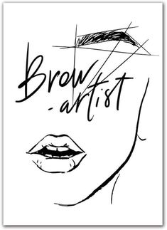 Brow Studio Ideas, One Piece Canvas, Phibrows Microblading, Canvas Art Home Decor, Permanente Make-up, Brow Studio, Eyebrow Design