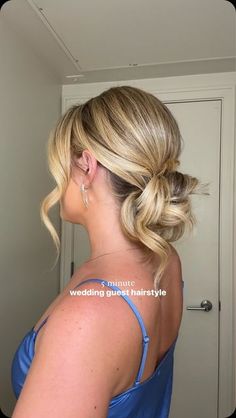 Wedding Guest Hairstyles Straight Hair, Low Messy Bun, Low Messy Buns, Easy Updo, Easy Updo Hairstyles, Guest Hair, Wedding Guest Hairstyles, Updo Hairstyles, 2024 Wedding