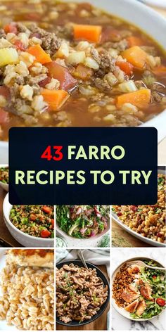 the cover of 43 faro recipes to try, including soups and stews