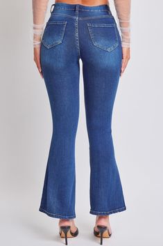 Fitted Wide Leg Flares With Frayed Hem, Trendy Fitted Distressed Flares, Ripped Fitted Flare Jeans, Fall Fitted Ripped Flare Jeans, Ripped Stretch Flare Jeans, Distressed High Rise Fitted Flares, Distressed High-rise Fitted Flares, Fitted High Rise Distressed Flares, Fitted Ripped Dark Wash Flare Jeans