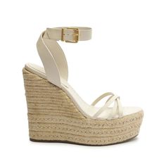 Schutz Alexandra Wedges - Premium Wedges from Marina St Barth - Just $168.00! Shop now at Marina St Barth Green Wedge Sandals, Cute Summer Heels, Vacay Shoes, 2000s Heels, Beach Heels, Hoco Heels, Wedges Outfit, Sandal Wedges, Summer High Heels