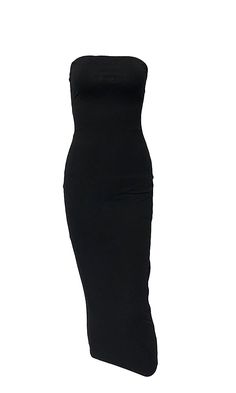 Stepping Out Of Line Black Strapless Bodycon Midi Dress - 5 Colors Ava – Indie XO Black Strapless Bodycon Dress For Spring, Stretch Bodycon Dress With Straight Neckline, Summer Mid-length Bodycon Dress For Night Out, Straight Neckline Bodycon Dress, Elegant Stretch Strapless Midi Dress, Party Midi Dress With Stretch And Straight Neckline, Sleek Stretch Solid Color Midi Dress, Solid Bodycon Dress With Straight Neckline For Summer, Fitted Midi Dress With Straight Neckline For Date Night