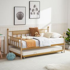 a bedroom with a bed, desk and chair in it's centerpieces