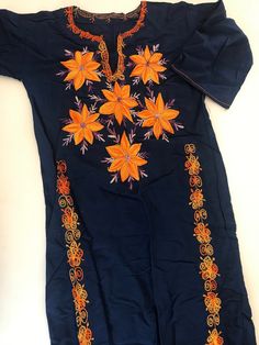 Fitted Floral Embroidered Kurta For Fall, Fitted Kurta With Floral Embroidery For Fall, Traditional Dresses With Resham Embroidery For Fall, Long Kurta With Intricate Embroidery For Spring, Festival Tunic Dresses With Resham Embroidery, Long Hippie Dress With Floral Print, Traditional Long Fall Dress, Traditional Long Dresses For Fall, Folk Style Floral Print Maxi Dress