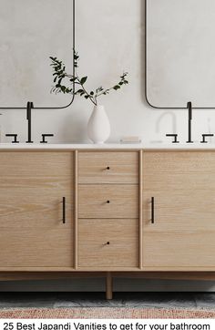 Scandinavian design has a timeless appeal that's both stylish and functional, making it a popular choice for modern bathrooms. Rooted in the principle #scandinavian #bathroom Scandinavian Vanity, Modern Bathroom Trends, Teak Vanity, Vanity Faucet, Double Bathroom, Bathroom Trends, Double Bathroom Vanity