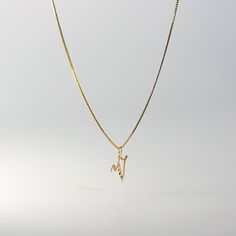 A timeless piece that will never go out of style. This 14K gold calligraphy pendant is the perfect and most stunning way of keeping a name close to your heart. We handmade each piece so you can assure you're getting a one-of-a-kind pendant that is not like any other. This 14K solid gold letter pendant is flawlessly crafted to look super chic and elegant around your neck. Pair it with a nice gold chain and wear it with almost all of your outfits. The piece is such a versatile lettering necklace. Yellow Gold Jewelry With Initial Pendant Box Chain, 14k Gold Initial Pendant Jewelry With Box Chain, Yellow Gold Box Chain Necklace With Initial Pendant, Yellow Gold Necklace With Box Chain And Initial Pendant, Yellow Gold Initial Pendant Necklace With Box Chain, Gold Custom Initial Pendant Necklace Hallmarked, Gold Custom Initial Pendant Necklace, 14k Gold Initial Pendant Necklace With Box Chain, Custom Gold Initial Pendant Necklace