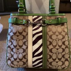 Never Used And Has Been Stored In Plastic Container. Smoke Free Home And Excellent Condition Fancy Purses, Plastic Container, Bags Coach, Plastic Containers, Coach Purse, Coach Purses, Coach Bags, Bag Lady, Purse