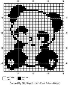 a cross stitch pattern with black and white squares in the shape of a skull on it