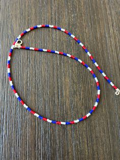 Patriotic Blue Beaded Necklaces, Blue Beaded Necklaces For 4th Of July, Patriotic Blue Beaded Necklace, Blue Beaded Necklace For 4th Of July, Red Beaded Bracelets For 4th Of July, Patriotic Blue Beaded Necklace For Gifts, Patriotic Blue Beaded Necklace For Gift, Red Beaded Patriotic Necklaces, Patriotic Red Beaded Necklaces