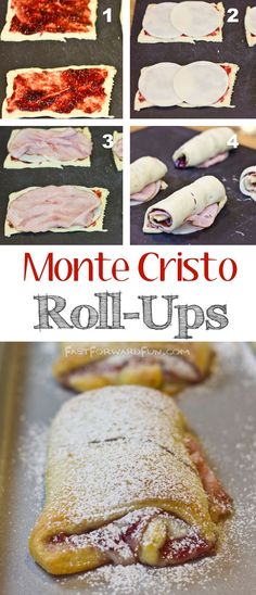 how to make monteri - cristo roll ups for kids