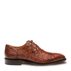 Mezlan Lupo Mens Shoes Sport / Brown Crocodile Oxfords 14498-F (MZ2803) Mark Williams, Luxury Designer Shoes, Dapper Style, Shoe Design, Italian Shoes, Fancy Shoes