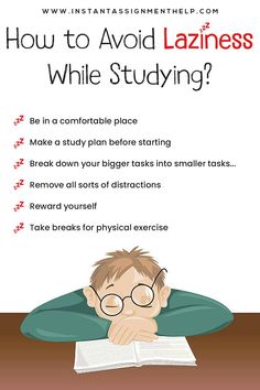 6 Tips to Avoid Laziness While Studying How To Avoid Laziness While Studying, How To Avoid Laziness, Avoid Laziness, Exam Advice, Exam Tricks, Law Study, Study Time Table, Overcome Laziness, Time Tables