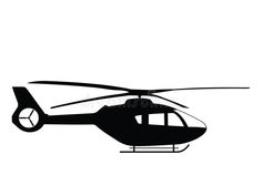 a black and white helicopter silhouette on a white background royalty illustration stock images, clippings