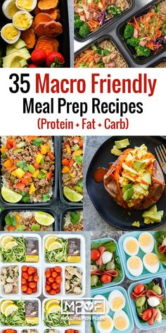 Meal Prep Recipes With Macros, Best Macro Friendly Meals, Faster Way Meal Prep, Macro Prep Meals, Macros Friendly Lunches, Macro Balanced Meals Recipes, Rp Meal Prep Ideas, Recipes For Macro Counting, Lunch Ideas Macro Friendly