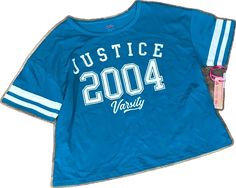 Justice Shirts, Stylish Shirt, Thanks So Much, Shirt Brand, Girl Top, Stylish Shirts, Shirts Tops, Color Blue, Super Cute