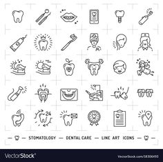 Line Art Icons, It Cv, Dental Images, Dentist Logo, Smile Logo, Teeth Dentist, Teeth Art, Dental Art, Care Logo