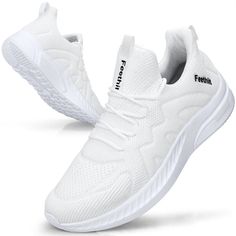 PRICES MAY VARY. Breathable & Lightweight - The mens fashion sneakers upper is made of knitted mesh material with stretchy woven upper, featuring flexible,breathable and light,keeping your feet comfortable and free all day long . Anti-Slip Sole: The mens walking shoes feature non-slip rubber to increase wear-resistant and slip resistant. The sole is soft and elastic with anti-skid grooves on the bottom,is good for shock absorption and feet fatigue relief. Fits for long time standing work. Easy t Mens Fashion Sneakers, Mens Walking Shoes, Slip On Trainers, Walking Sneakers, Outdoor Workouts, Sneakers Men Fashion, Mesh Material, Athletic Fashion, Mens Fashion Shoes