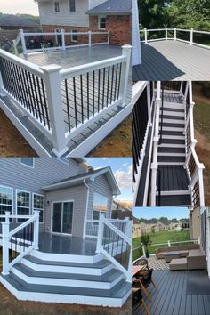 the steps and railings on this deck are made from composite composite composite composite composite composite composite