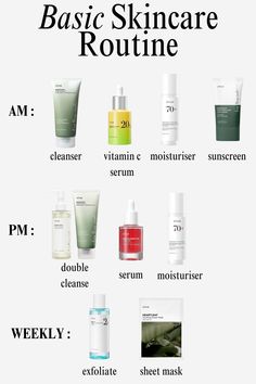 Basic Skin Care Routine, Double Cleansing, Natural Glam, Korean Brands, Oil Cleanser, Glass Skin, Night Routine, Face Cleanser, Self Care Routine