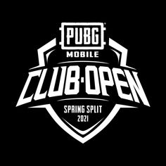 the pub open logo on a black background