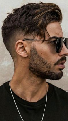 Men Fade Haircut Short, Mens Hairstyles Fade, Medium Haircuts, Wavy Hair Men, Faded Hair