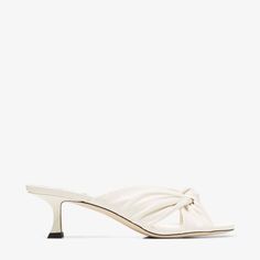 Latte Nappa Leather Mules | AVENUE 50 | High Summer 2021 | JIMMY CHOO US Party Heels, Modern Wardrobe, Fashion People, Designer Sandals, Leather Mules, Wide Straps, Nappa Leather, Bridal Shoes, Summer Shoes