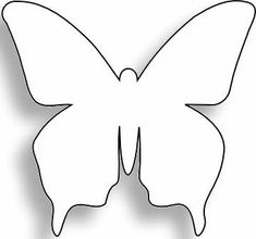 a paper cut out of a butterfly on a white background with the shape of a butterfly