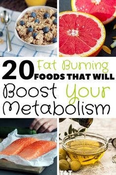 20 Fat Burning Foods That Will Boost Your Metabolism Boost Your Metabolism, Good Healthy Recipes, Best Diets, Diet And Nutrition